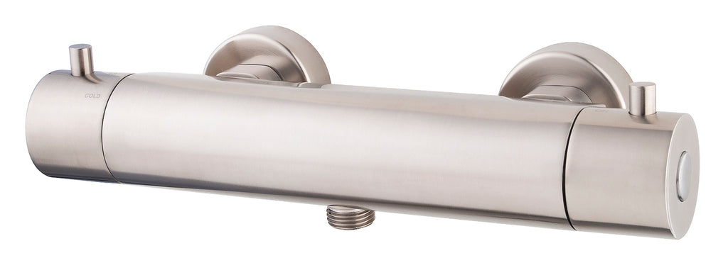 Eaucaral cool touch thermostatische douchemengkraan geborsteld staal pvd