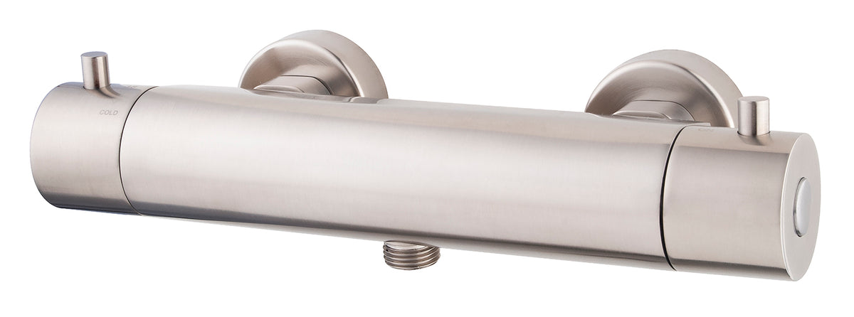 Eaucaral cool touch thermostatische douchemengkraan geborsteld staal pvd