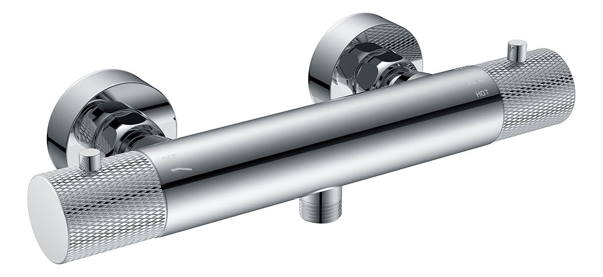 Eauribbd thermostatische douchemengkraan hartafstand 15 cm chroom