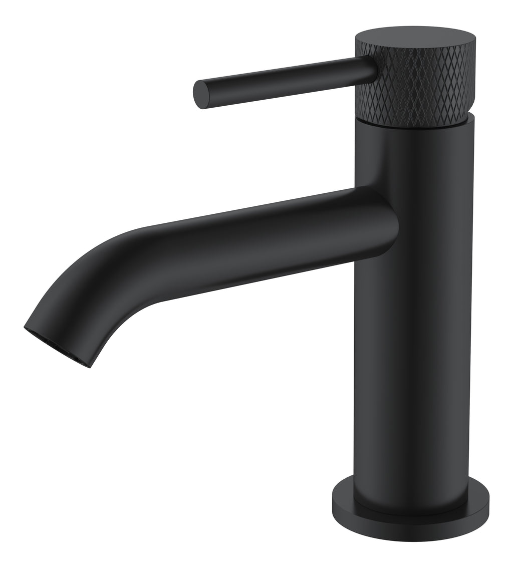 Eauribbd fonteinkraan 1/2" mat zwart