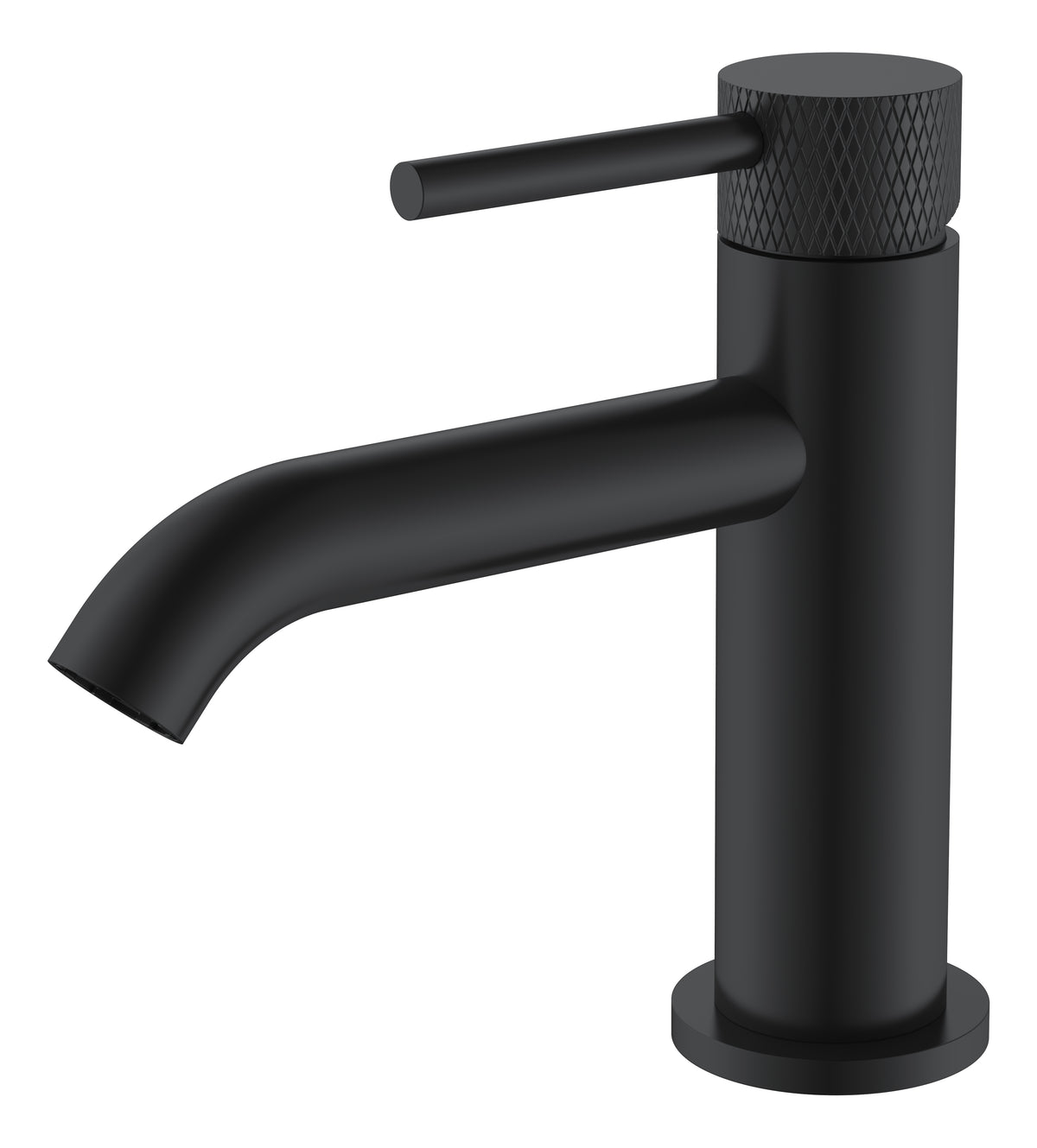 Eauribbd fonteinkraan 1/2" mat zwart