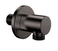 Eauunimatch wandaansluitbocht rond 1/2" gunmetal pvd
