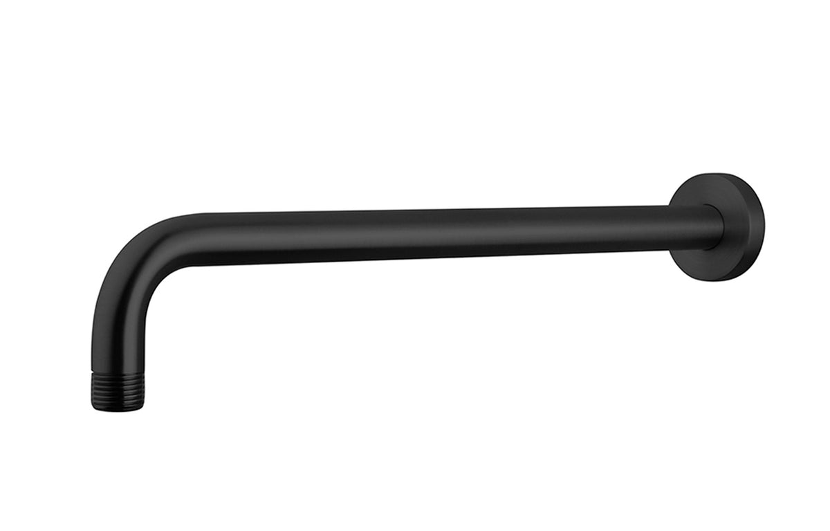 Eauunimatch douchearm met muurbevestiging 35 cm mat zwart