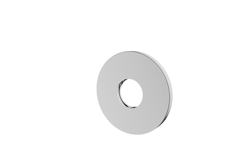 Eaucaral rozet uitloop eenhendel wastafelkraan 75 mm chroom