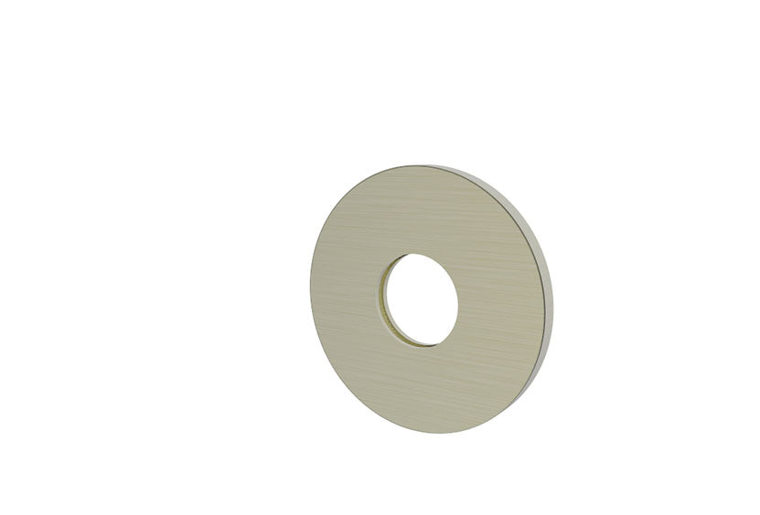 Eaucaral rozet uitloop eenhendel wastafelkraan 75 mm geborsteld staal pvd