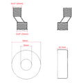 Eaurio set s-koppelingen met rozet voor kraan 15 cm 1/2" x 3/4" chroom