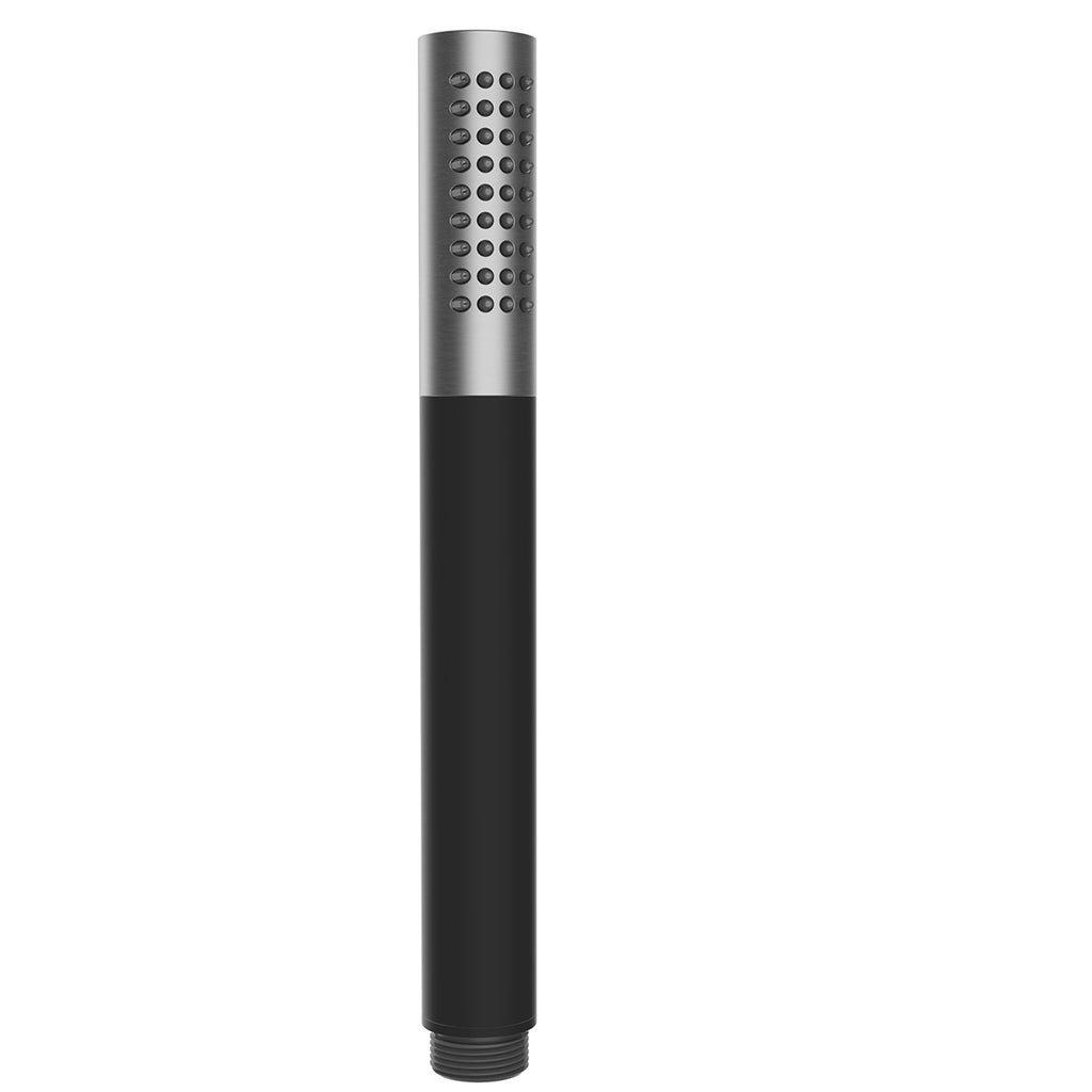 Eauunimatch staafhanddouche 1 stand gunmetal/mat zwart pvd