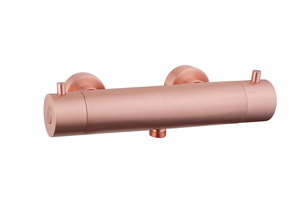 Eaucaral cool touch thermostatische douchemengkraan geborsteld koper