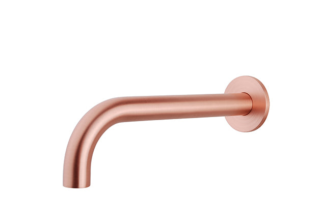 Eaucaral baduitloop rond 25 cm 1/2'' geborsteld koper