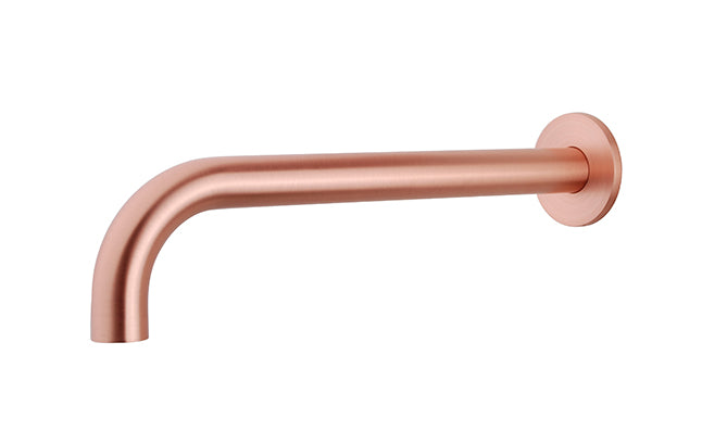 Eaucaral baduitloop rond 30 cm 1/2'' geborsteld koper