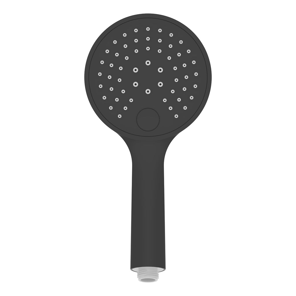 EauuniMatch handdouche 3 standen Ã˜ 12 cm mat zwart