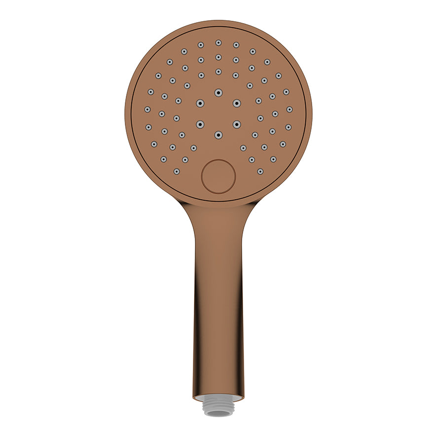 EauuniMatch handdouche 3 standen Ã˜ 12 cm geborsteld brons koper PVD
