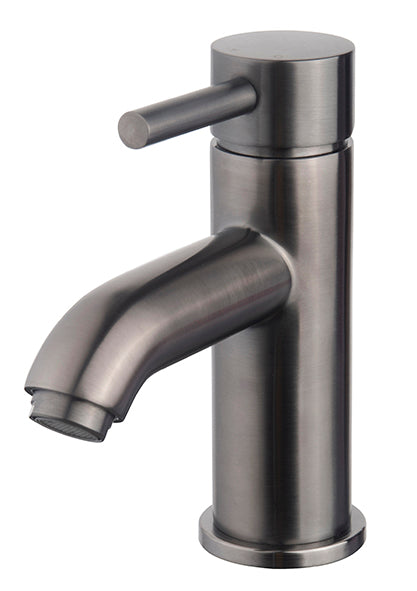Eaucaral cadans wastafelkraan laag gunmetal pvd