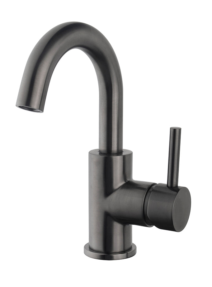 Eaucaral wastafelkraan met draaibare uitloop gunmetal pvd