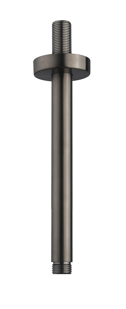 EauuniMatch douchearm met plafondbevestiging 20 cm gunmetal PVD