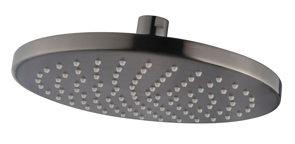 Eauunimatch hoofddouche rond 20 x 1,2 cm gunmetal pvd