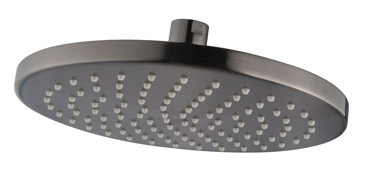 Eauunimatch hoofddouche rond 20 x 1,2 cm gunmetal pvd