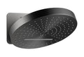EauuniMatch Pluuto hoofddouche rond 2 standen met muurbevestiging gunmetal