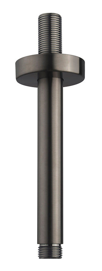 EauuniMatch douchearm met plafondbevestiging 15 cm gunmetal PVD