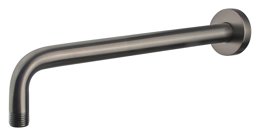 EauuniMatch douchearm met muurbevestiging 35 cm gunmetal PVD