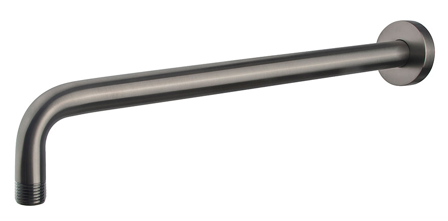 Eauunimatch douchearm met muurbevestiging 45 cm gunmetal pvd
