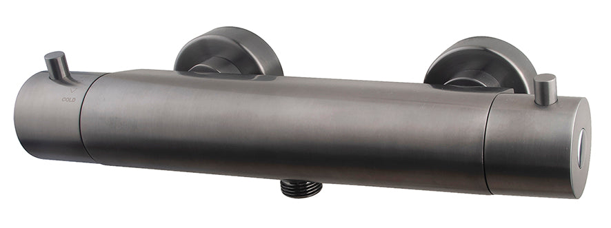 Eaucaral cool touch thermostatische douchemengkraan gunmetal pvd