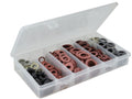 Eaupakkingsassortiment fiber-en rubberringen (550 stuks)
