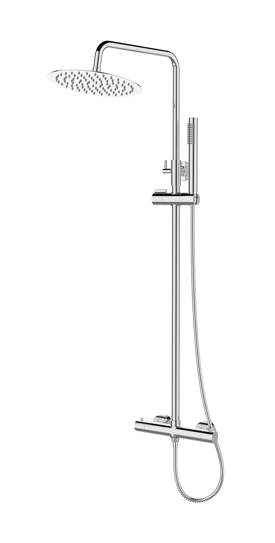Eaubrasil regendoucheset thermostatisch chroom