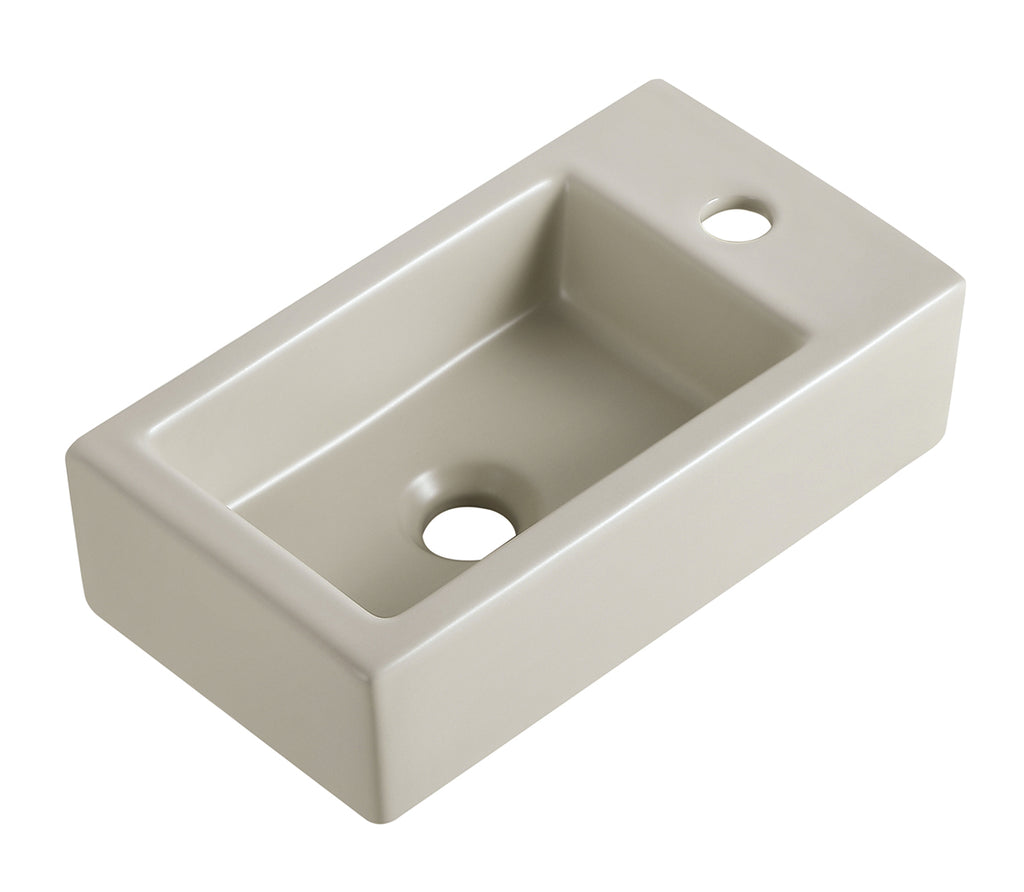 Eaurhea m fontein rechts 40 x 22 x 11 cm keramiek beige