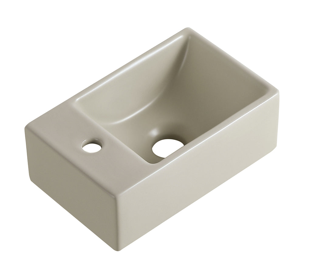 Eaurhea xxs fontein links 30,5 x 18 x 11 cm keramiek beige