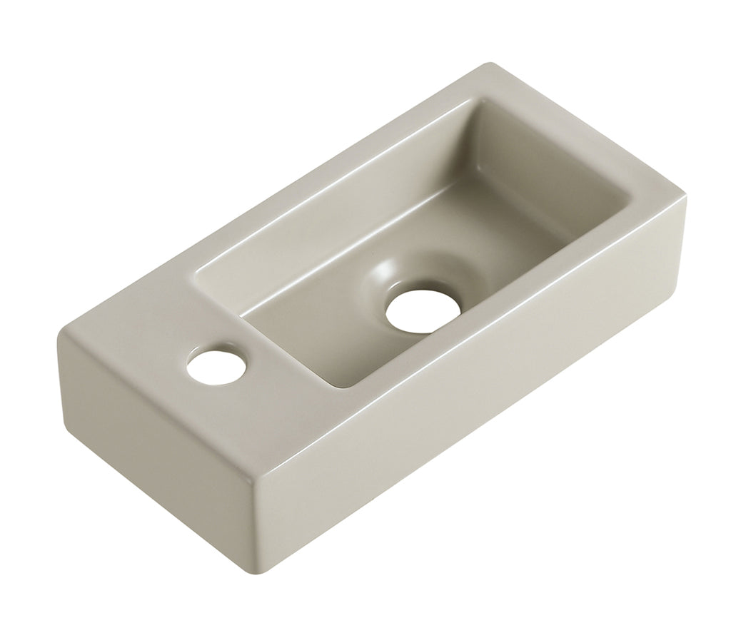 Eaurhea s mini fontein links 36,5 x 18 x 9 cm keramiek beige