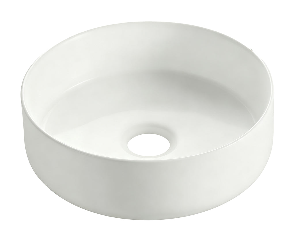 Eaucolosso waskom rond 36 x 12 cm keramiek mat wit