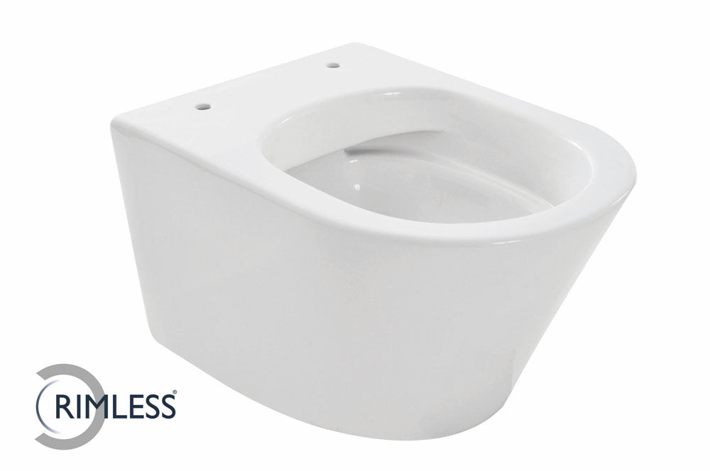 Eauvesta junior wandcloset rimless verkort glans wit