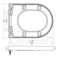 Eauvesta toiletzitting softclose en quick release glans wit