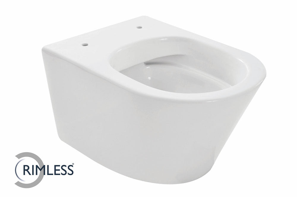 Eauvesta wandcloset rimless glans wit