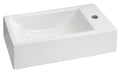Eaumetis fontein 50 x 30 x 13 cm keramiek glans wit