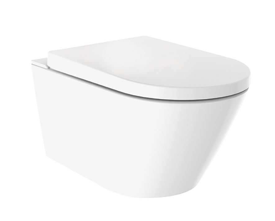 Eauvesta eco douche wc rimless glans wit