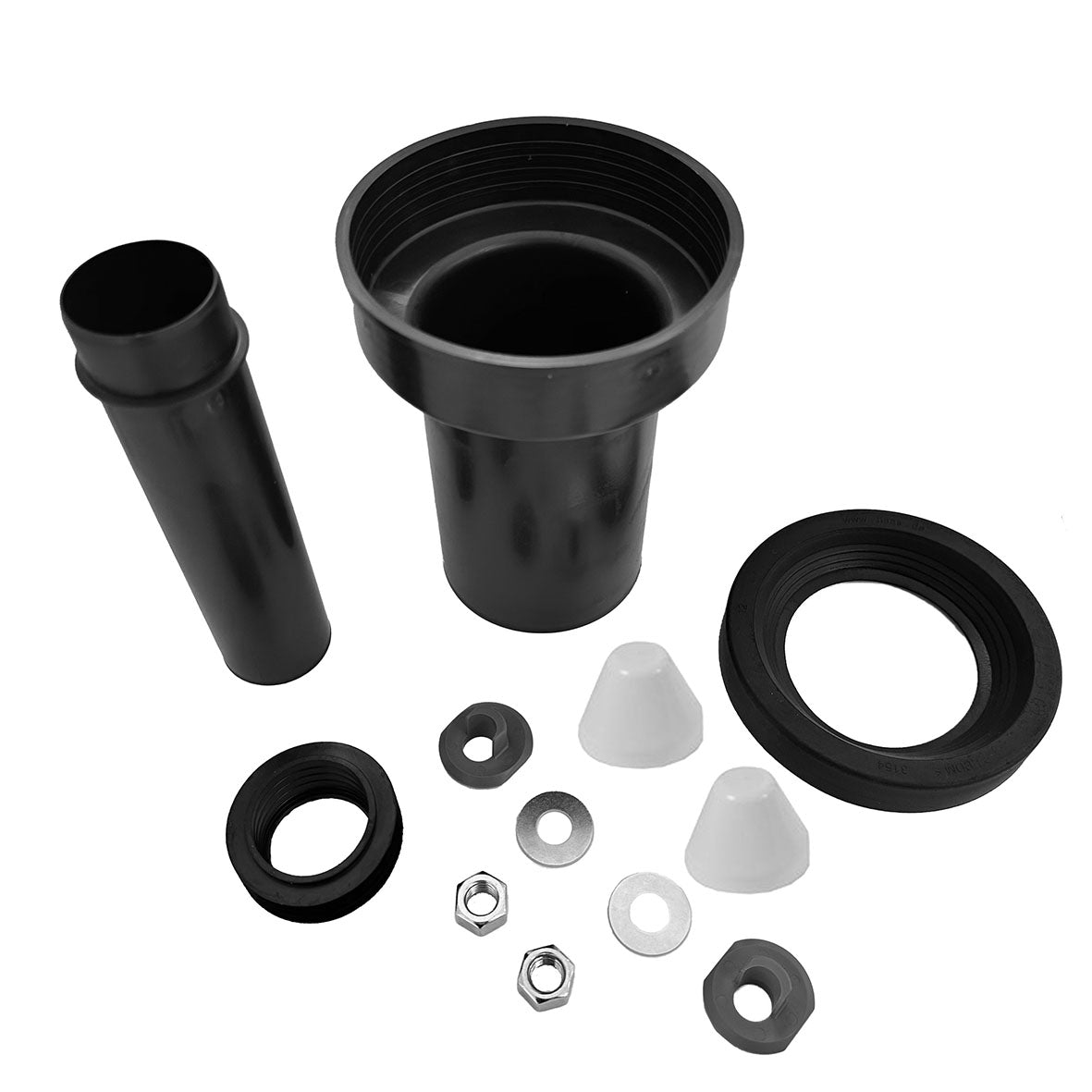 Eauwandcloset aansluitset 90-110 mm 180 mm