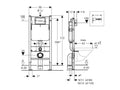 Bad'eau duofix basic up-100 inb.reservoir