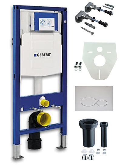 Eaugeberit UP-320 inbouwreservoir + drukplaat wit