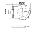 Eauamor toiletzitting softclose en quick release glans wit