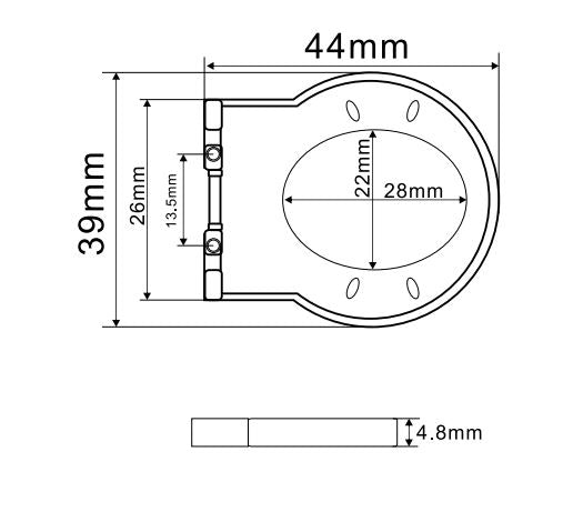 Eauamor toiletzitting softclose en quick release glans wit