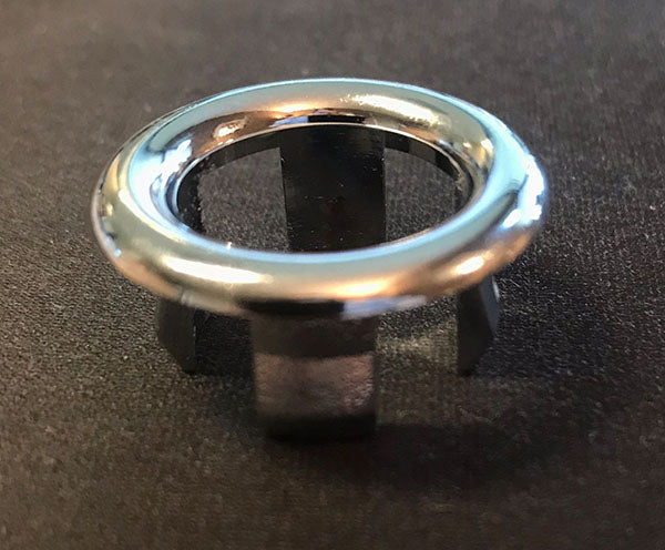 Eauoverloopring wastafel binnendiameter 25 mm chroom