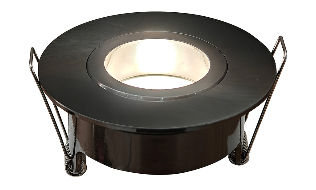Eauspotz inbouwspot enkel dimbaar ip65 gunmetal
