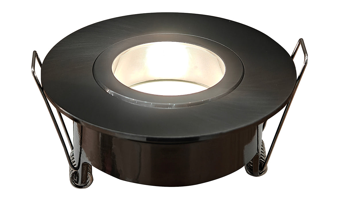 Eauspotz inbouwspot enkel dimbaar ip65 gunmetal