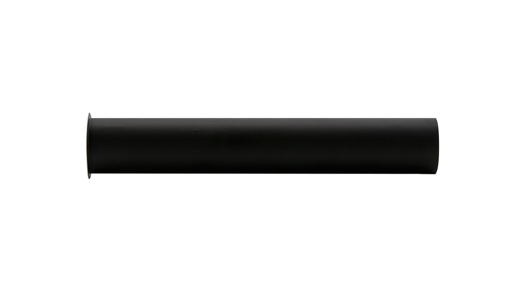 Eauunimatch sifon verlengbuis 20 cm met kraag mat zwart