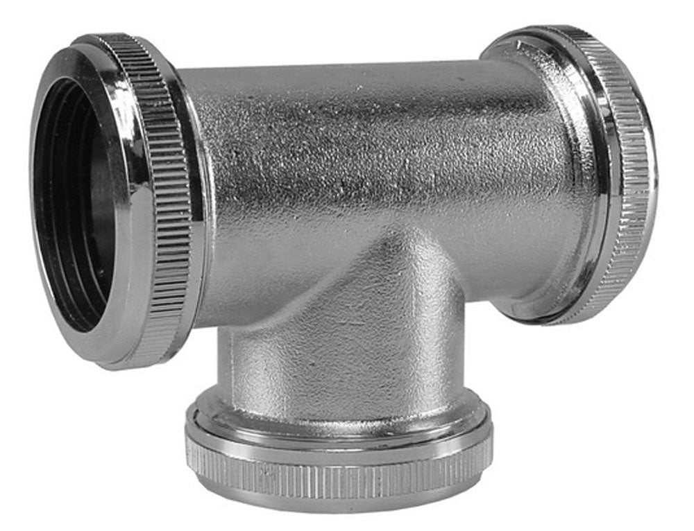 EauuniMatch buisverbinder T-stuk 32 mm chroom