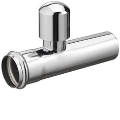 Eauchroom muurbuis recht met beluchter 32mm