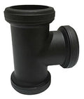 EauuniMatch buisverbinder T-stuk 32 mm mat zwart