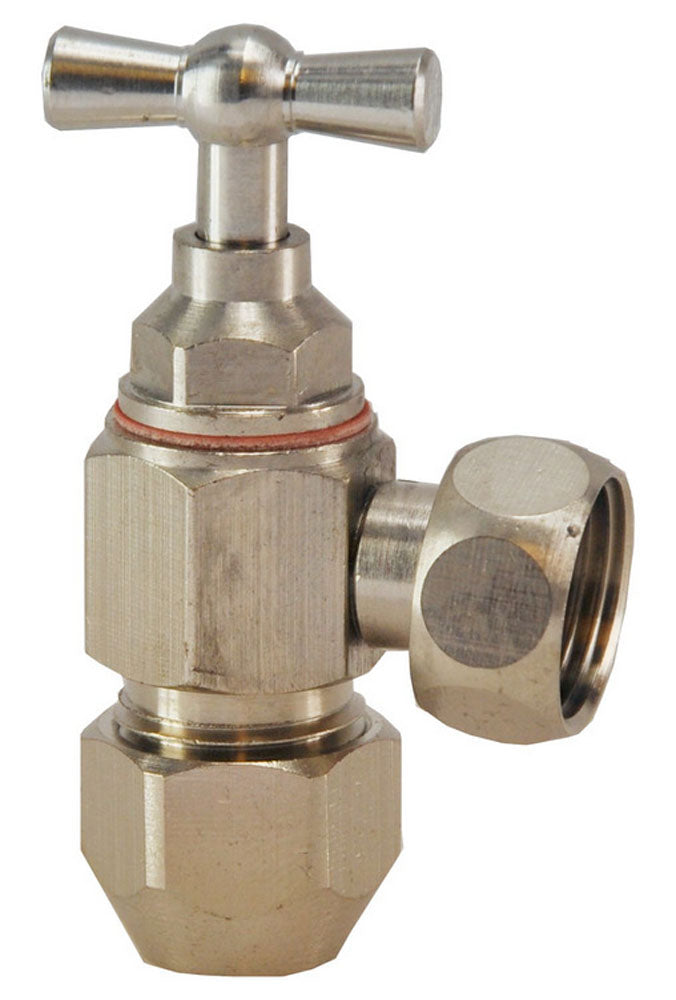 Eauhoekstopkraan 3210 3/8x10mm chroom
